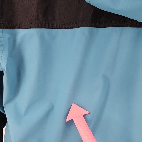 Vintage The North Face Mens Large Jacket Gore-Tex Mountain Hooded Zipper Blue - Picture 10 of 15